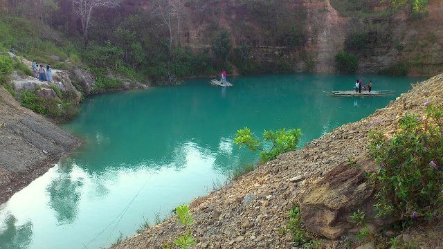 Danau Biru Desa Tiung Banjarbaru